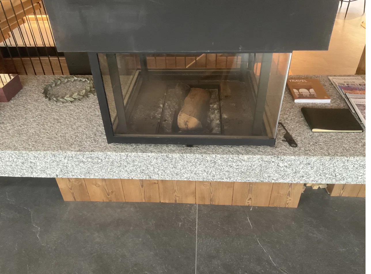 The Barn fireplace